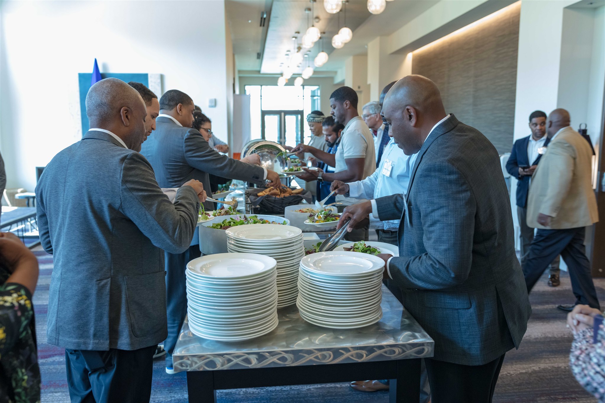 Dining at the symposium